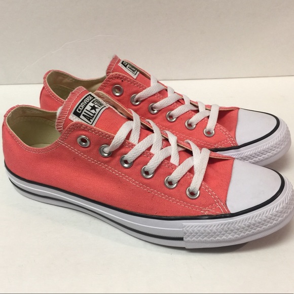 salmon pink converse